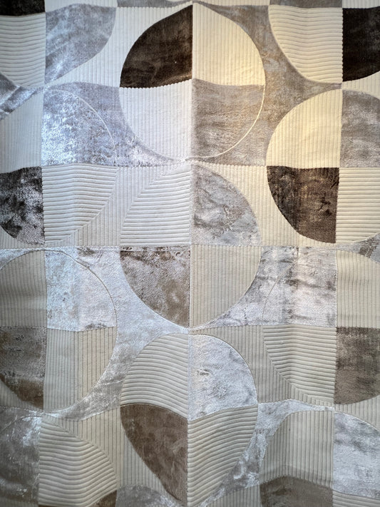 Tapis circles beige 2.8x2m