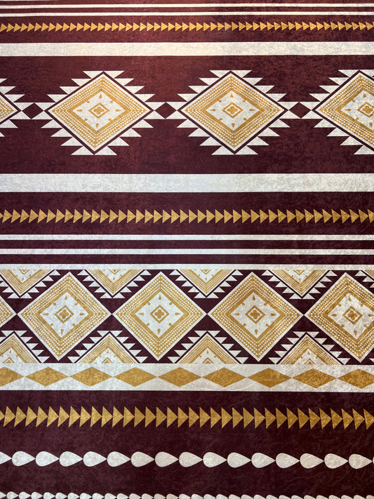 Tapis 3D Berber grenat