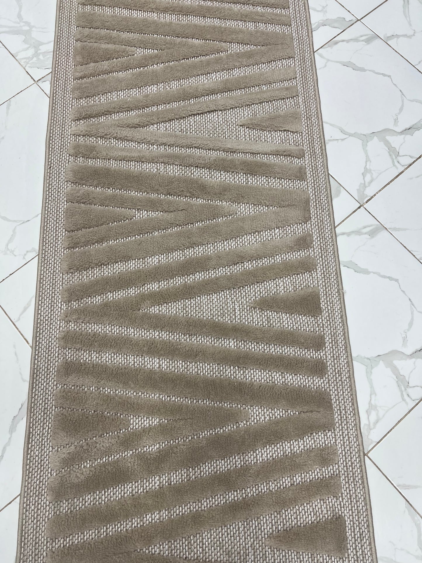 Tapis eclat zigzag