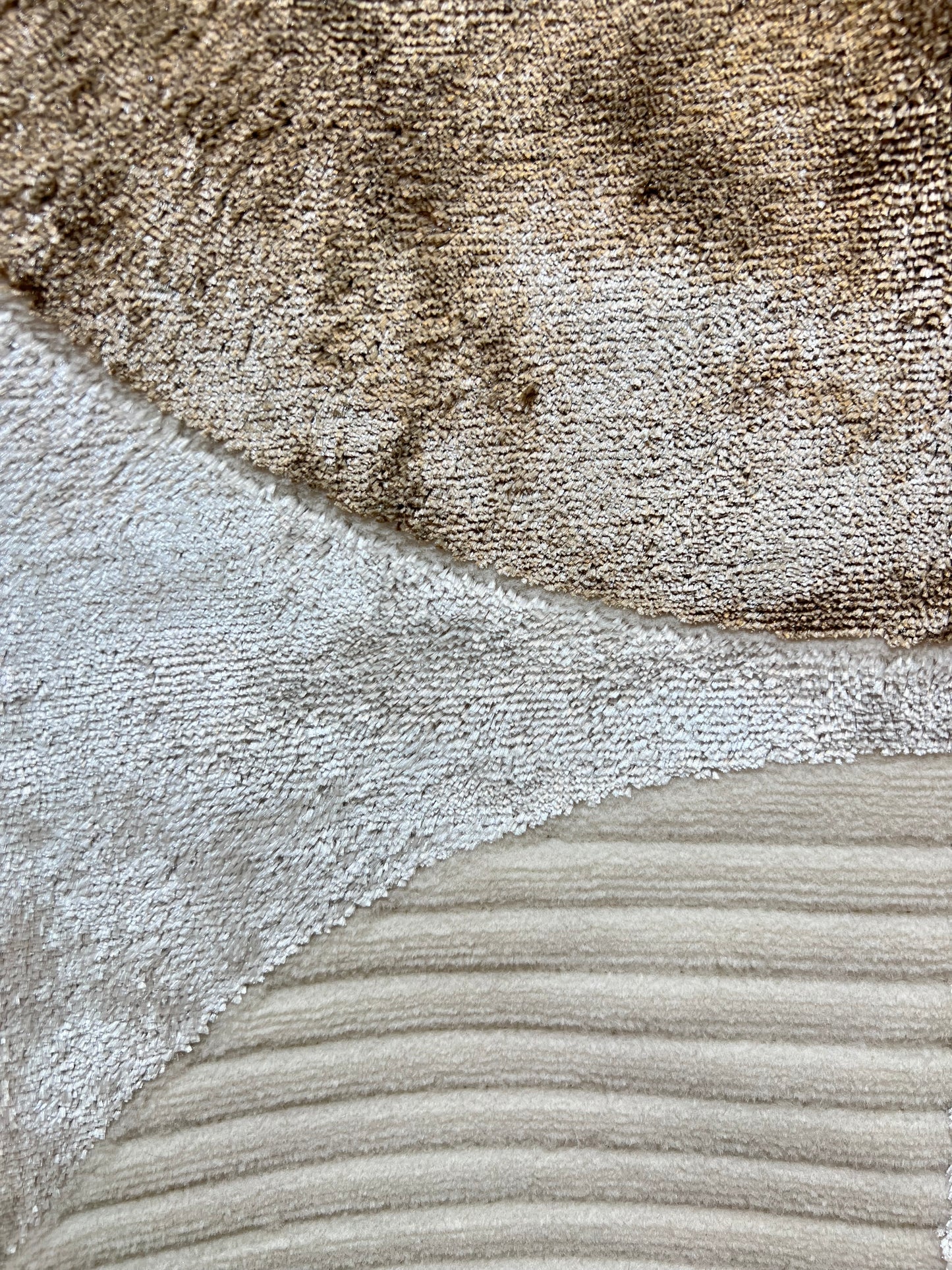 Tapis circles beige 2.8x2m
