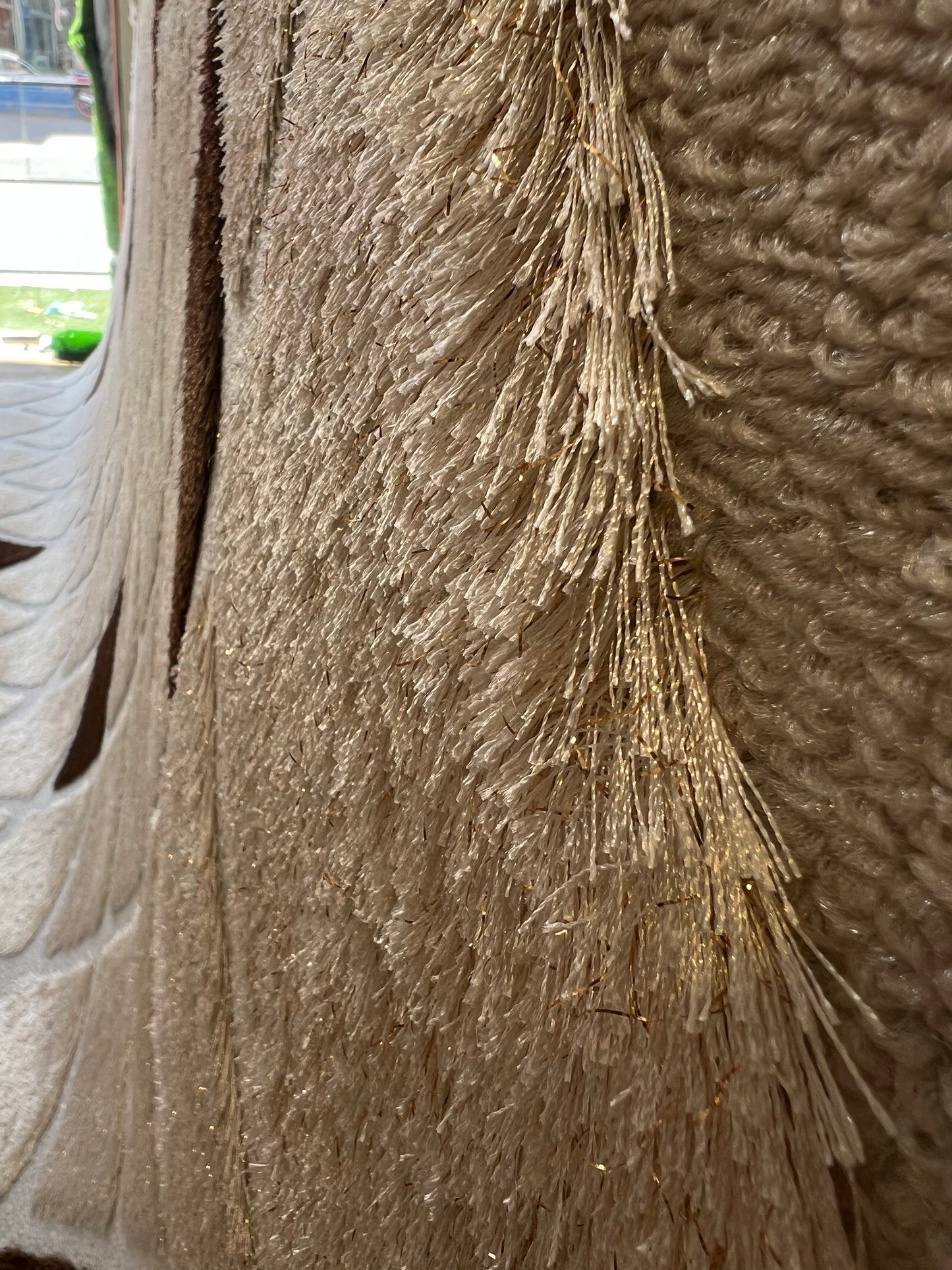 K-beige motif marron